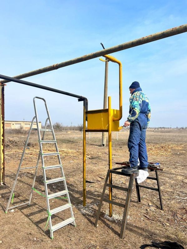 ГУП "Чувашгаз" Минстроя Чувашии ведет работы в Бердянском округе