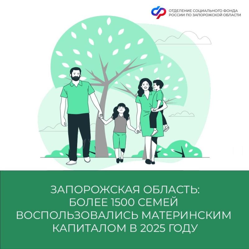 В Запорожской области сертификаты на маткапитал с начала года получили более 1,5 тысячи семей