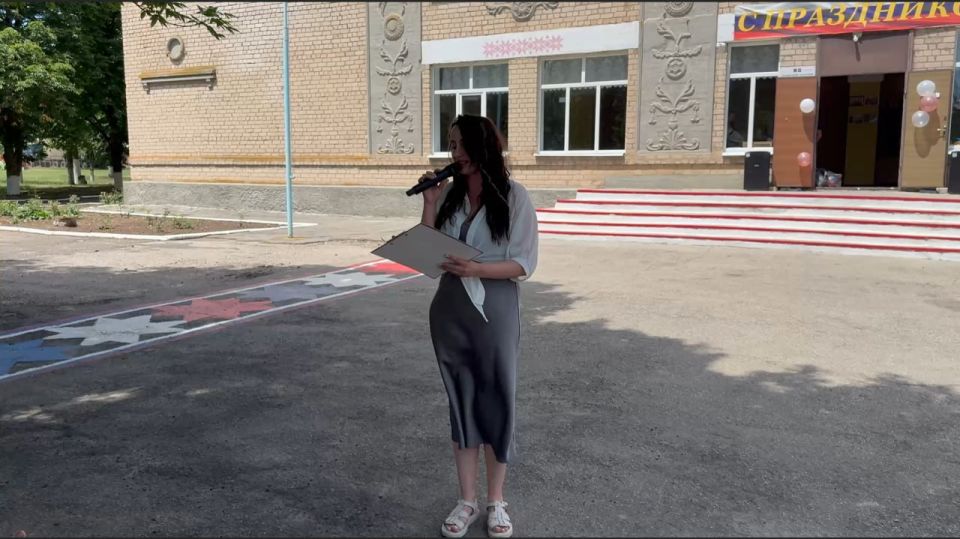 Празднование Дня защиты детей в селе Долинском
