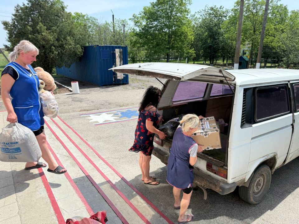 Гуманитарная помощь для села Софиевка