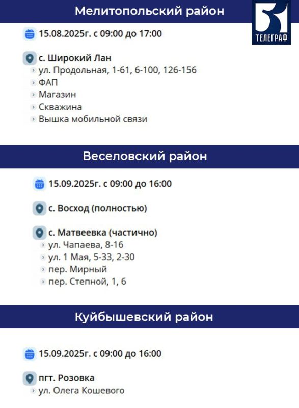 ������ ���������� �������������� � ����������� ������� �� 15 ��������