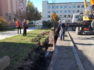 В Бердянске отремонтировали ливнёвку на улице Хавкина