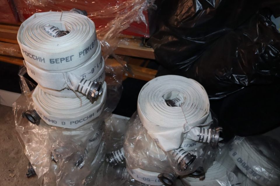 РОССОЮЗСПАС передал Бердянскому району пожарное оснащение РОССОЮЗСПАС передал Бердянскому району пожарное оснащение