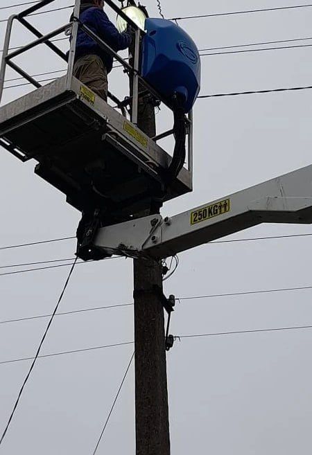 Обновление уличного освещения в Розе