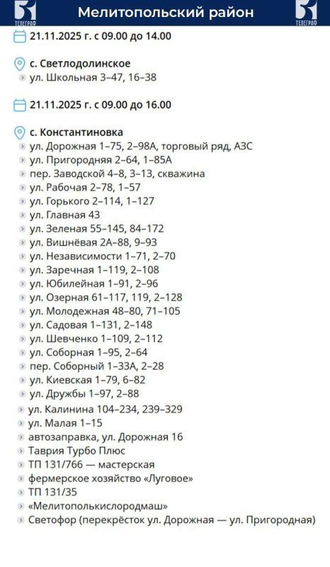 ������ ��������� ���������� �������������� �� 21 ������