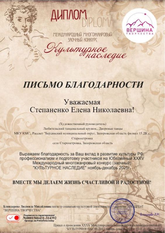 Ребята из Старопетровки стали призерами на международном конкурсе Ребята из Старопетровки стали призерами на международном конкурсе