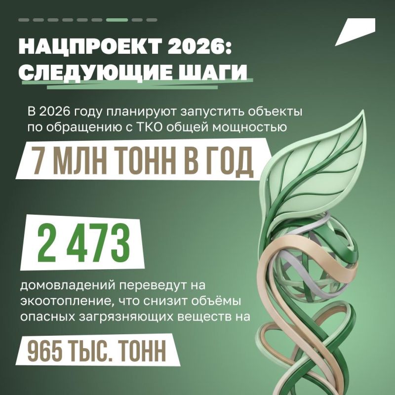 С заботой об экологии. В 2025 году по решению Президента стартовал национальный проект «Экологическое благополучие» С заботой об экологии. В 2025 году по решению Президента стартовал национальный проект «Экологическое благополучие»