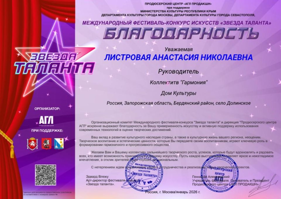 Коллективы Долинского ДК стали лауреатами первой степени Коллективы Долинского ДК стали лауреатами первой степени