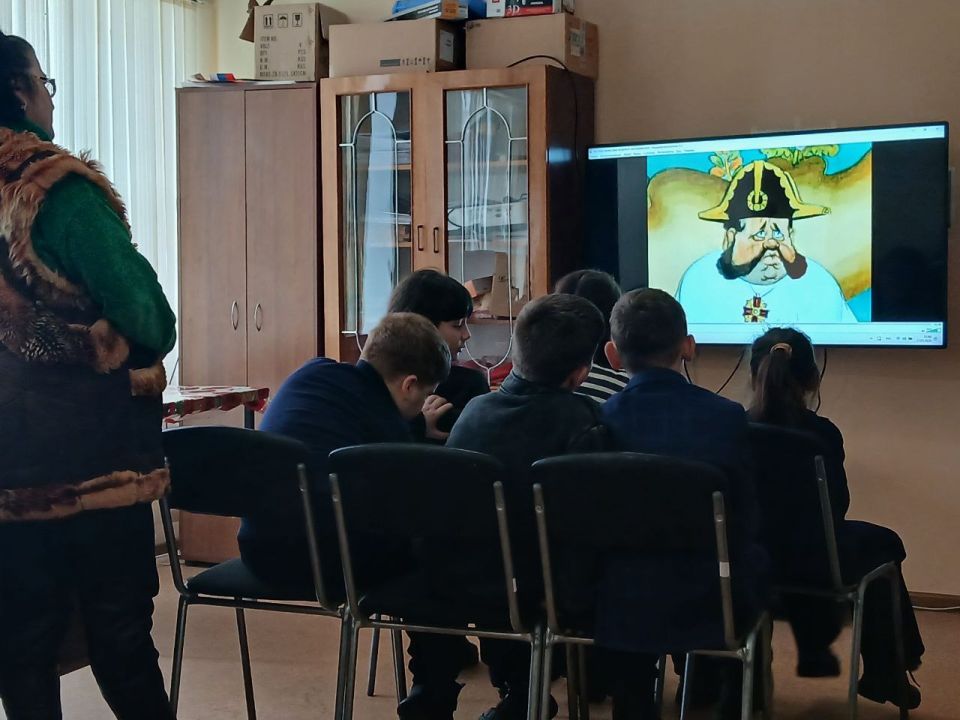 Кинопросмотр в ДК села Андровка