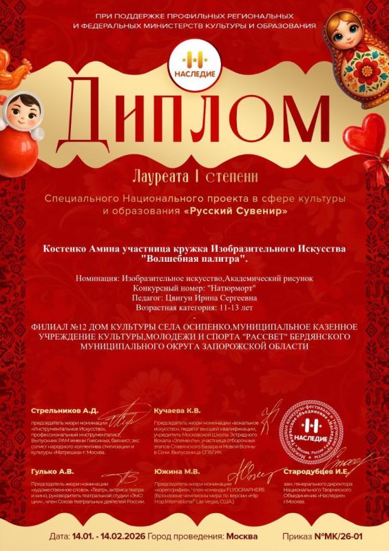 ������ �� ������������� ����� ������������ ���������� ��������