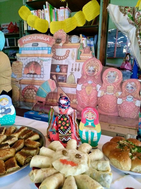 Масленица в библиотеке села Трояны Масленица в библиотеке села Трояны