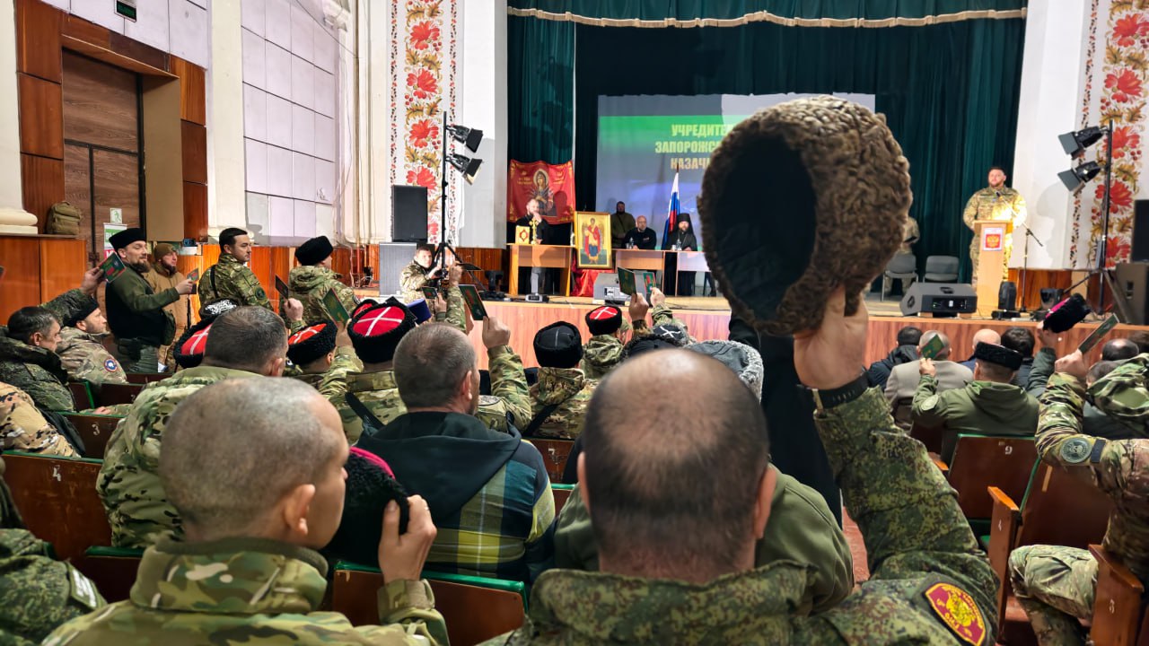 Состоялся Большой учредительный круг Окружного казачьего общества Запорожской области