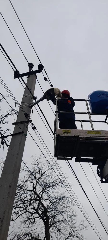 В селе Осипенко восстановили уличное освещение В селе Осипенко восстановили уличное освещение