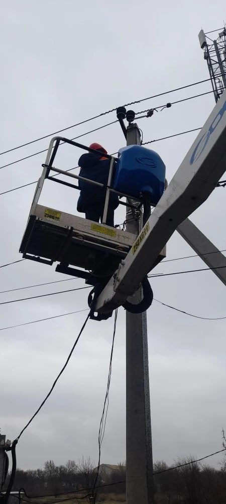 В селе Осипенко восстановили уличное освещение В селе Осипенко восстановили уличное освещение