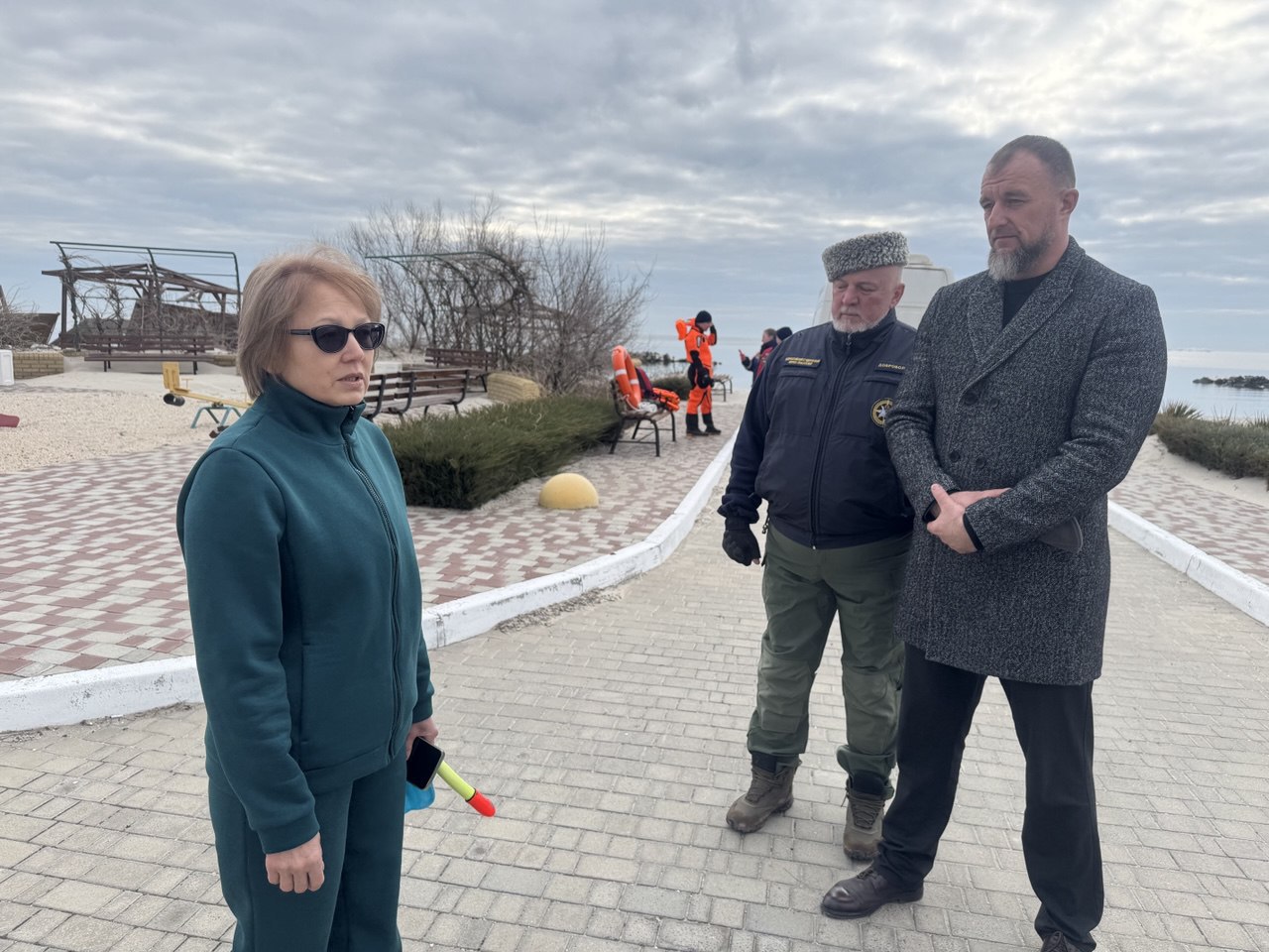 В Бердянске состоялся тренировочный и научный заплыв параатлета Шолпан Зиганшиной