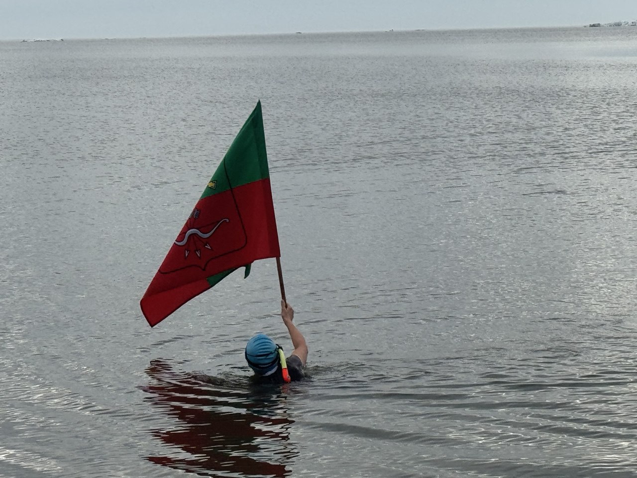 В Бердянске состоялся тренировочный и научный заплыв параатлета Шолпан Зиганшиной В Бердянске состоялся тренировочный и научный заплыв параатлета Шолпан Зиганшиной