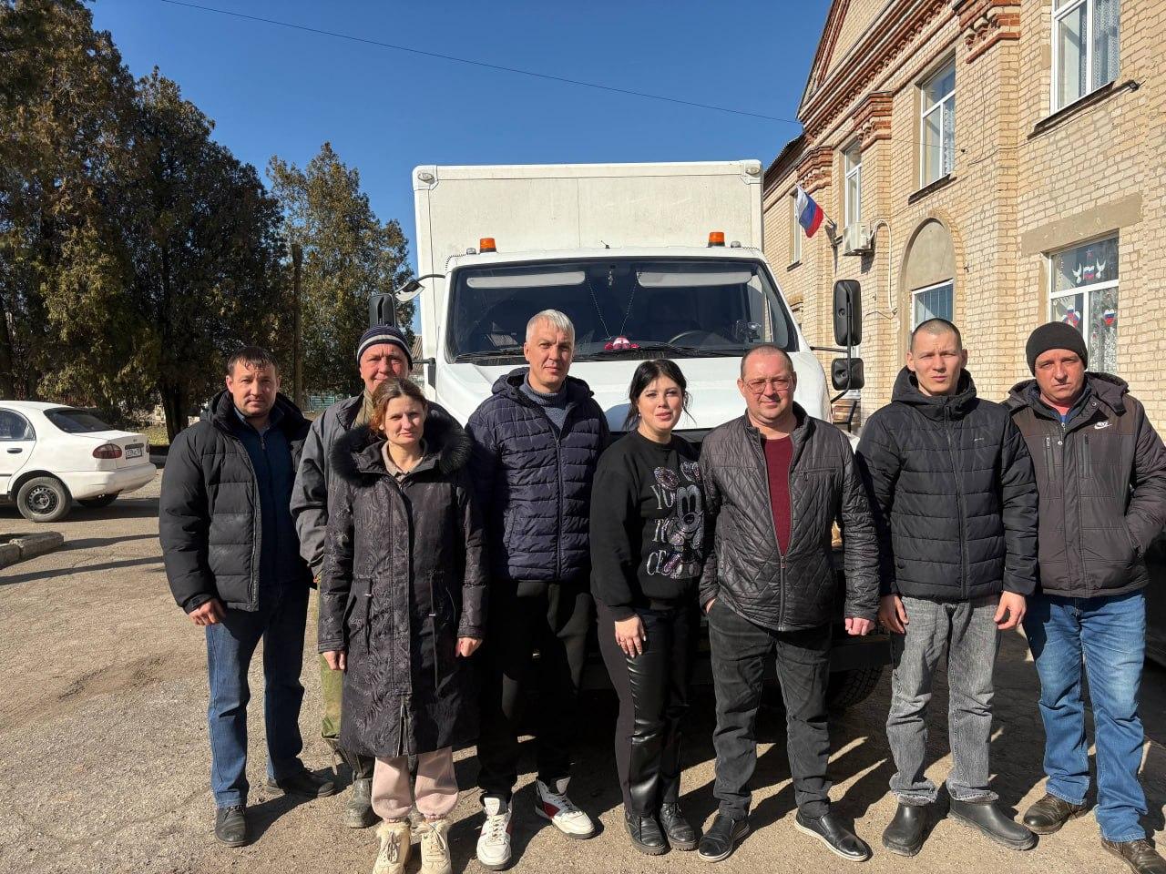 Сотрудники АО «Водоканал» завершили шефскую вахту в Бердянском районе