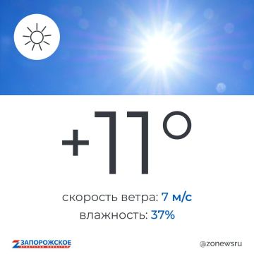 Ясная погода будет в Запорожской области в субботу