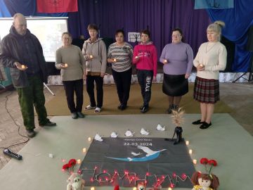 В Андреевке присоединились к акции «Летят журавли»