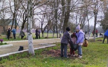 Субботник в селе Дмитровка: вместе к чистоте и порядку!