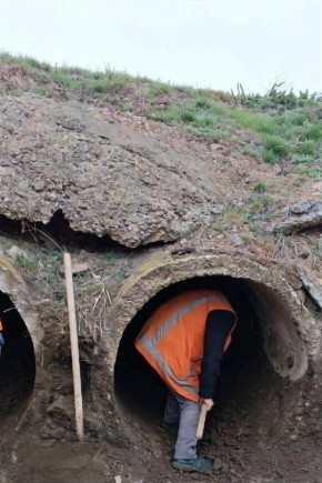 Очистка труб и малых мостов на дорожной сети региона