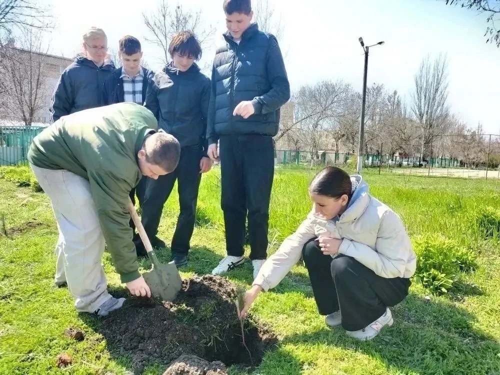 В Бердянске продолжается экологическая акция «Классное дерево» В Бердянске продолжается экологическая акция «Классное дерево»