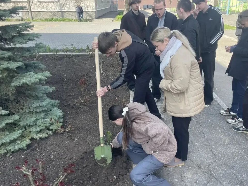 В Бердянске продолжается экологическая акция «Классное дерево» В Бердянске продолжается экологическая акция «Классное дерево»