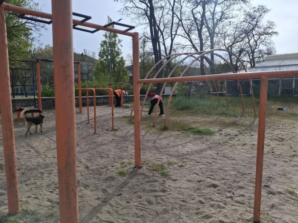 Бердянск готовится ко Дню Победы Бердянск готовится ко Дню Победы