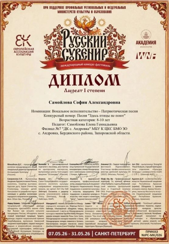 Итоги участия ДК с. Андровка в «Русском сувенире» Итоги участия ДК с. Андровка в «Русском сувенире»