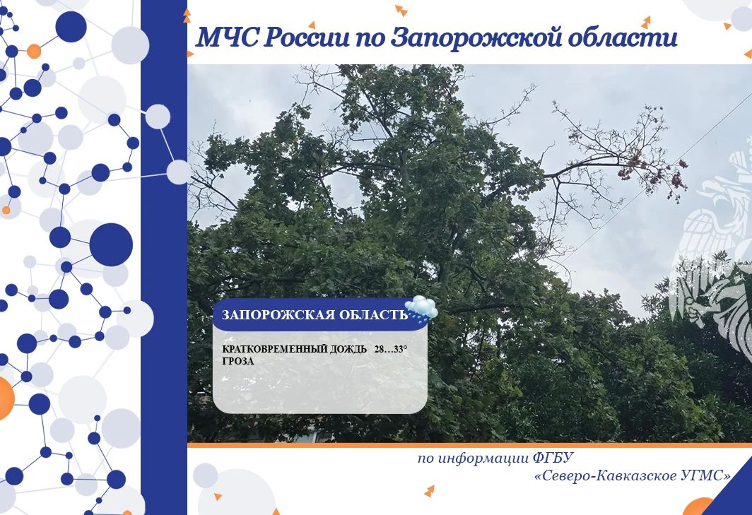 С 6 на 7 июля на территории региона ожидается: