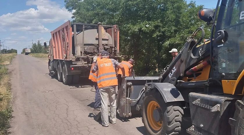 Возле села Андреевка Бердянского района отремонтируют дорогу