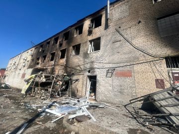 Последствия атаки противника на город Приморск