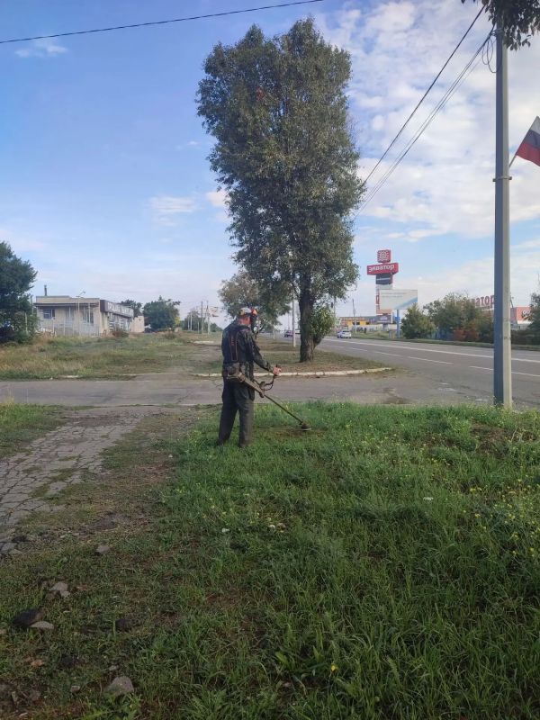 МБУ «Зеленхоз» начал рабочий день с покоса травы МБУ «Зеленхоз» начал рабочий день с покоса травы