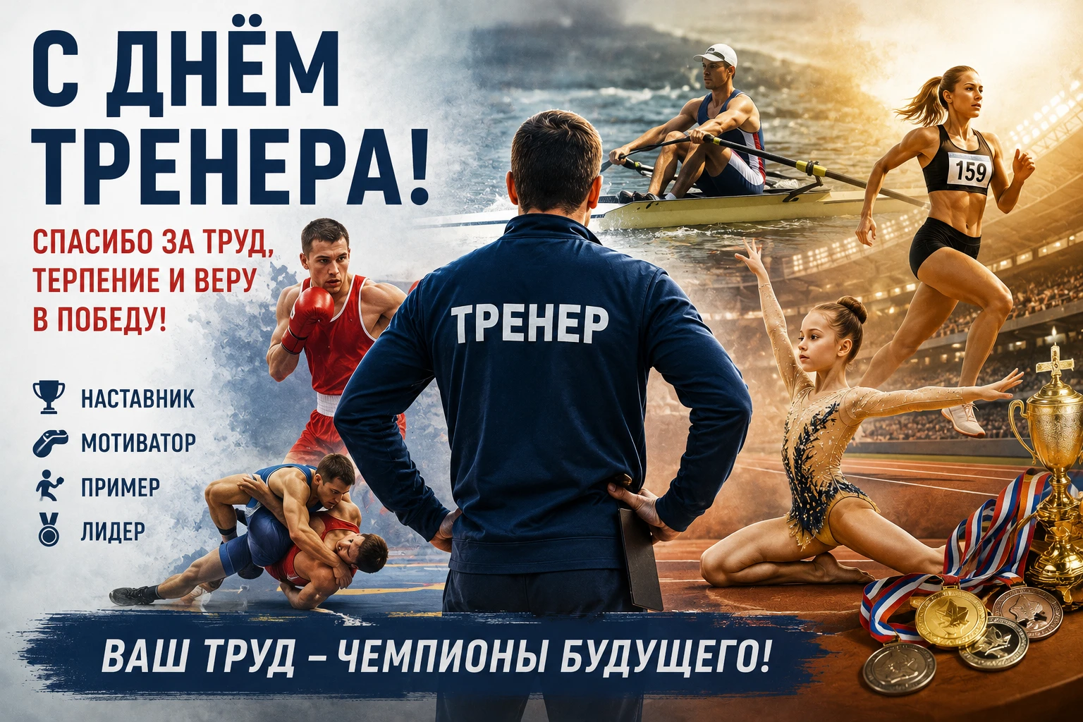 30 октября — День тренера! С праздником тех, кто воспитывает чемпионов!
